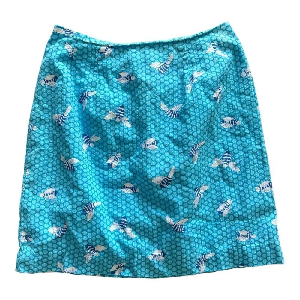 Lilly Pulitzer Busy Bee Mini Skirt Size 2P